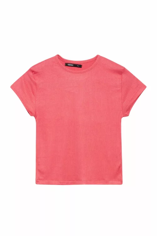 REMERA BASICA MANGA CORTA, CUELLO REDONDO, TELA MORLEY VISCOSA