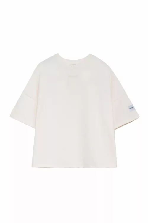 REMERA BOXY FIT UNISED TELA JERSEY ALGODÓN PESADO