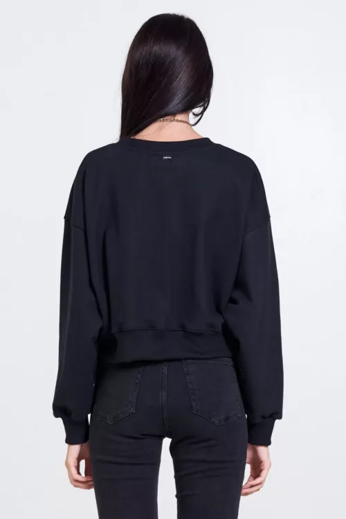 BUZO CORTO OVERSIZE, TELA FRIZA ALGODÓN