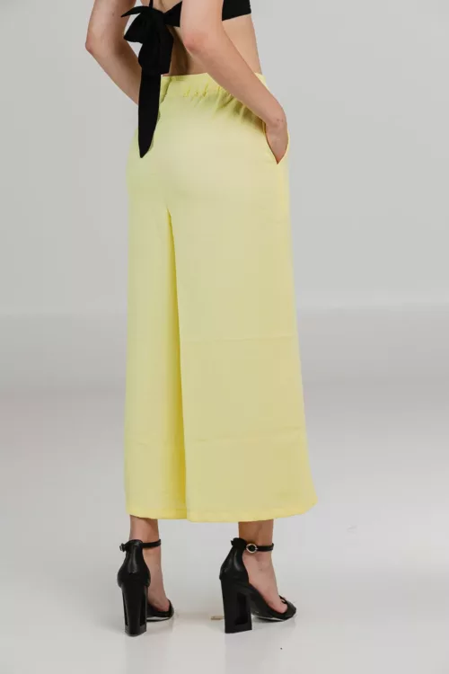 PANTALON ANCHO CON ELASTICO EN CEY